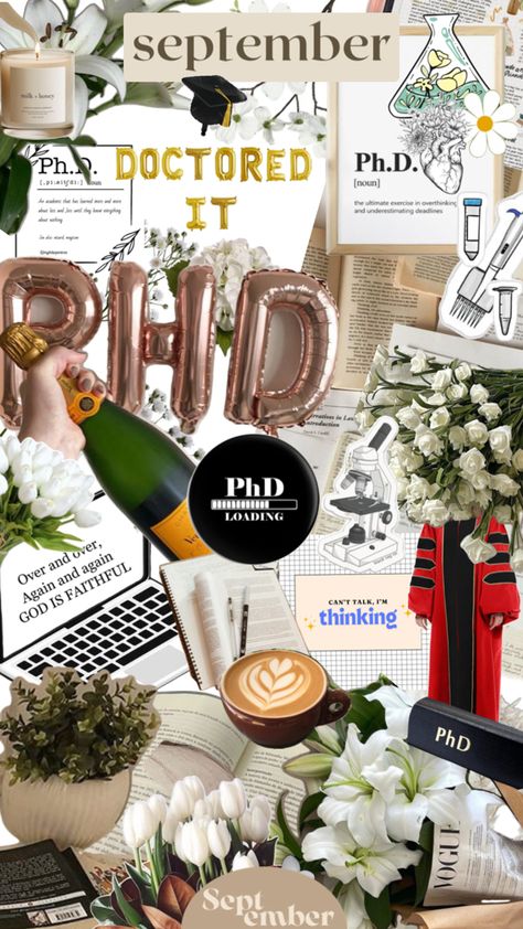 Phd Vision Board, Phd Loading, Phd Student Aesthetic, Phd Aesthetic, Upward Spiral, Career Aesthetic, Graduation Pic Ideas, Graduation Pic, Manifesting Vision Board