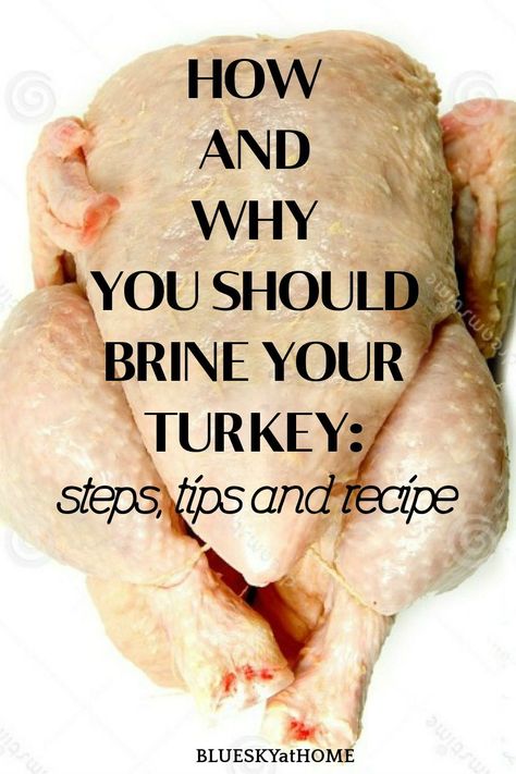 How to Brine a Turkey and Why You Should. Brining your turkey makes a big difference in producing a moist and juicy bird for your Thanksgiving meal. Get the steps and the recipe. Turkey Brine Recipes Thanksgiving, Turkey Brining, Pulled Turkey, Moist Turkey, Turkey Brine Recipes, Smoked Turkey Recipes, Roast Turkey Recipes, Thanksgiving Food Sides, Jon Voight