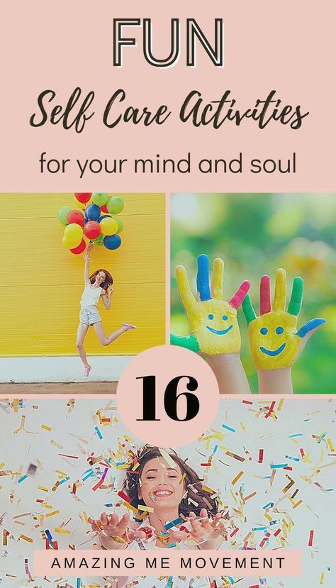 Are you one of those people who likes to please everyone else but never takes care of themselves? Shame on you!! Today I want to share 16 fun self care ideas you can easily do anytime of day or night that will help you nurture your mind, soul and spirit. Make it a point to invest time in yourself. Mental Health Activities, Women Self Care, Feed Your Mind, Best Self Care, Angel Cards Reading, Feed The Soul, Soul And Spirit, Building Self Esteem, Health Activities