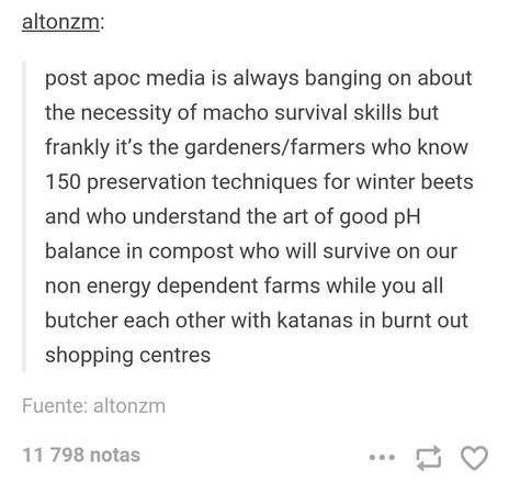 I'm a forestry major. Maybe I'll survive. Post Apocalyptic Plot Ideas, Forestry Major Aesthetic, Soft Apocalypse Aesthetic Outfits, Forestry Aesthetic, Zombie Prompts, Soft Apocalypse Aesthetic, Zombie Apocalypse Survivor, Apocalypse Ideas, Soft Apocalypse