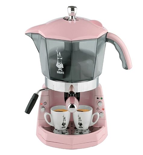 @Angela Nelson you need get this coffee machine.. so you
Bialetti Pink Mokona Coffee Machine Home Coffee Stations, Cappuccino Machine, Pink Coffee, Cute Coffee, Pink Kitchen, Cute Kitchen, Coffee Machines, Coffee Station, Coffee Cafe