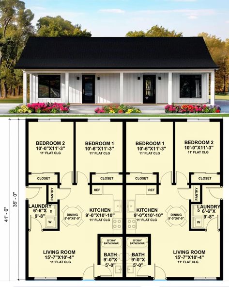 House 4 Bedroom, Triple Wide Mobile Homes, Mobile Home Floor Plans, Affordable Homes, Home Floor Plans, Vision Board Inspiration, Dream Houses, Tiny House Plans, New House Plans