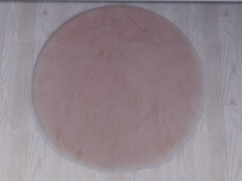 Sims 4 Fluffy Rug, Sims 4 Cc Fluffy Rug, Baddie Furniture, Boho Mirrors, Furniture Cc, Pine Candle, Phone Background Wallpaper, Knifty Knitter, Circular Rugs