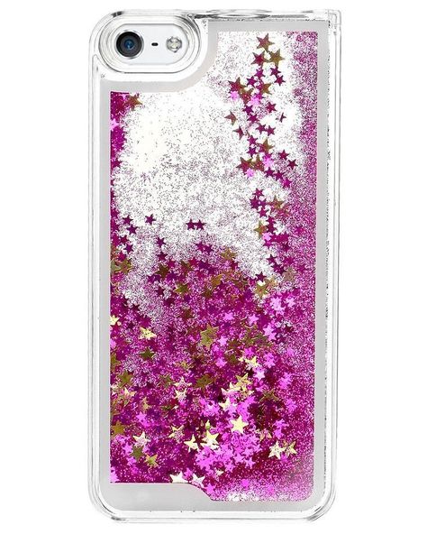 50 Sparkly Gifts For the Glitter-Obsessed Girl: All that glitters may not be gold, but we don't really care, because sparkles are better anyway. Liquid Glitter Phone Case, Glitter Iphone Case, Glitter Phone Cases, Glitter Iphone, Pink Star, Iphone 3, Pink Phone Cases, Ipod Cases, Glitter Case