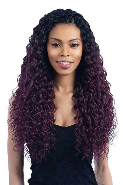 Freetress Synthetic Crochet Braiding Hair 2X Super Italian Curl Check more at http://www.chropath.com/?p=6789 Havana Twists, Crochet Braids Freetress, Crochet Braiding Hair, Wave Crochet, Milkmaid Braid, Curly Braids, Long Box Braids, Crochet Braid Styles, Crochet Braid