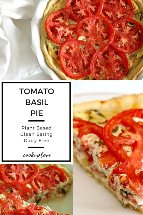 Tomato Basil Pie, Summer Tomato Recipe, Southern Tomato Pie, Tomato Pie Recipe, Vegetarian Brunch, Tomato Tart, Tomato Pie, Summer Tomato, Vegetarian Main Dishes