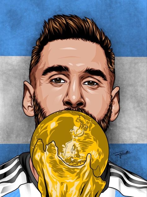 Leo Messi Drawing, Messi Drawing, Messi Goat, Vector Portrait Illustration, Football Artwork, Football Drawing, Lionel Messi Barcelona, Art Football, Messi Photos