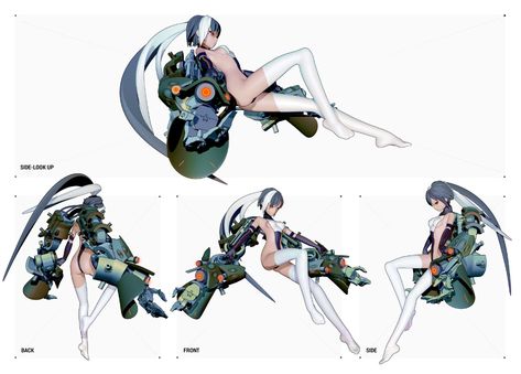 Frame Arms Girl, Cyberpunk Character, Comic Art Girls, Cyberpunk Art, 영감을 주는 캐릭터, Female Character Design, 3d Characters, Character Design References, Sci Fi Art