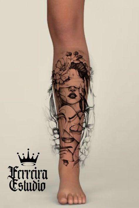 Tattoo Pierna, Gladiator Tattoo, Shin Tattoo, Floral Thigh Tattoos, Full Leg Tattoos, Hand And Finger Tattoos, Greek Tattoos, Leg Sleeve Tattoo, Leg Tattoos Women