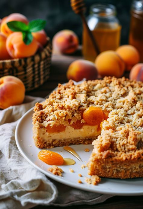 Learn How to Cook Apricot Cake Recipes For Free | Recipes You'll Love, Made Easy! Peach And Apricot Recipes, Apricot Puree Recipes, Apricot Baking, Apricot Desserts, Apricot Loaf, Apricot Cake Recipe, Apricot Dessert, Apricot Slice, Trendy Recipes