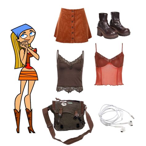 #totaldrama ༉‧₊˚✧ Total Drama Outfits, Spooky Costumes, Drama Island, Total Drama Island, Total Drama, Character Costumes, Halloween Costumes, Drama, Halloween