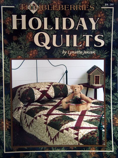 Holiday Quilts By Lynette Jensen and Thimbleberries by NeedANeedle The Red Boot Quilt Company, Holiday Quilt Patterns, Seminole Patchwork, Feeling Used, Quilting Quotes, Lap Quilts, Holiday Quilts, Vintage Cross Stitches, Book Quilt