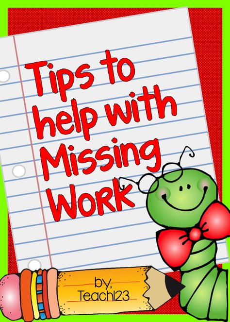 Bright Ideas: Missing Work - tips to help students who have trouble with missing assignments. Missing Assignments Ideas, Missing Assignments, Work Issues, Late Work, Phd Dissertation, Missing Work, Teaching Elementary School, Teachers Lounge, School Essay