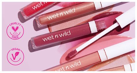 wet n wild MegaSlicks Lip Gloss Wet N Wild, Makeup Skin Care, Oral Care, Men's Grooming, Pharmacy Gifts, Skin Makeup, Vitamin E, Lip Gloss, Cruelty Free