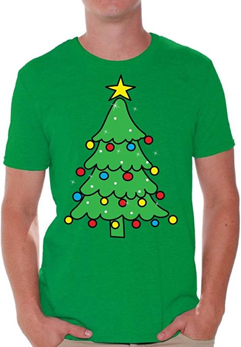 Amazon.com: Awkward Styles Christmas Tree Men's Shirt Lit Christmas Tree Tshirt Red XL: Clothing Christmas Tree Tshirt Designs, Fall Birthday Outfits, Pjs Aesthetic, Outfit Inspo Christmas, Christmas Outfit Ideas Casual, Aesthetic Christmas Outfits, Fall Birthday Outfit, Christmas Outfit Casual, Tree Tshirt