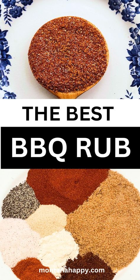 The Best BBQ Rub Recipe * Seasoning Mix | Montana Happy Butter Salmon Recipes, Best Bbq Rub Recipe, Bonefish Grill Bang Bang Shrimp, Cajun Honey Butter Salmon, Homemade Bbq Rub, Honey Butter Salmon, Dinner Recipes Winter, Bbq Chicken Rub, Chicken Rub Recipes