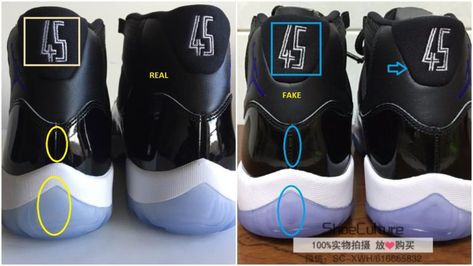 Real Vs Fake Air Jordan 11 Retro Space Jam #45 Space Jam 11, Space Jam New Legacy, Space Jam Shoes, Real Jordans, Jordan 11 Space Jam, Air Jordan 11 Space Jam, Jordan 9 Space Jam, Tune Squad, Air Jordan 11 Retro