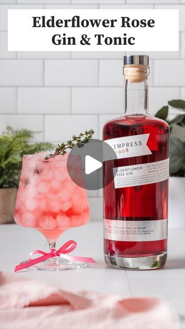 Thyme Sprig, Lavender Bitters, Love Month, Floral Cocktails, Gin Cocktails, The Empress, Thyme, Cocktail Recipes, Gin