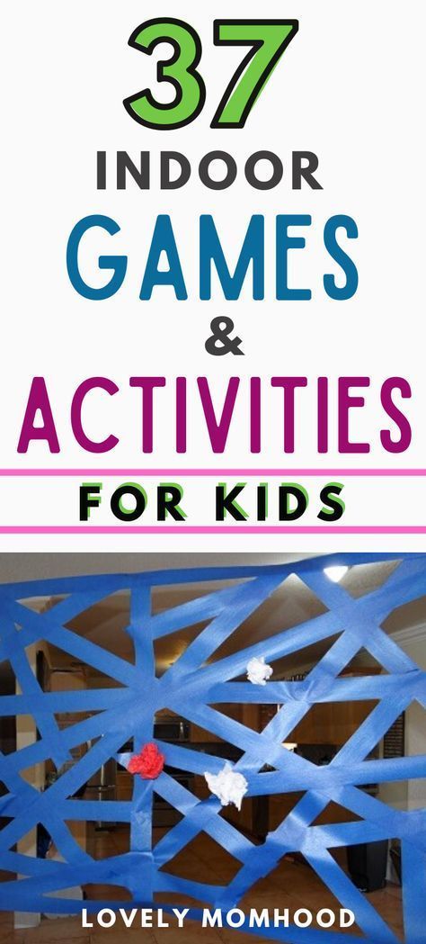 37 Fun Indoor Games and Activities for Kids. #kids #indoorgames #indooractivities Friday Funday Activities For Preschool, Activities For Kids At Home 4 Year, Games To Play With Toddlers Indoor, Middle School After School Activities, Family Games With Toddlers, Daycare Activities For School Age Kids, Fun Friday Activities For Middle School, Fun Inside Activities For Kids, Indoor Activities For Kids 5-7