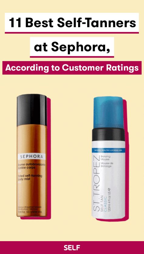 These are the best self-tanners at Sephora to help your skin avoid sun damage as well as fake the appearance of an even tan. These self-tanners work for all skin tones ranging from fair to medium and will give you a bronze glow rather than an orange look. Check out brands like St. Tropez and Supergoop! for a quality imitation tan. Best Self Tanner 2023, Best Tanning Lotion Self Tanner, Diy Sunless Tanning Lotion, Best Self Tanner For Fair Skin, Best Fake Tanner, Best Fake Tan, Best Sunless Tanner, Best Self Tan, Good Fake Tan