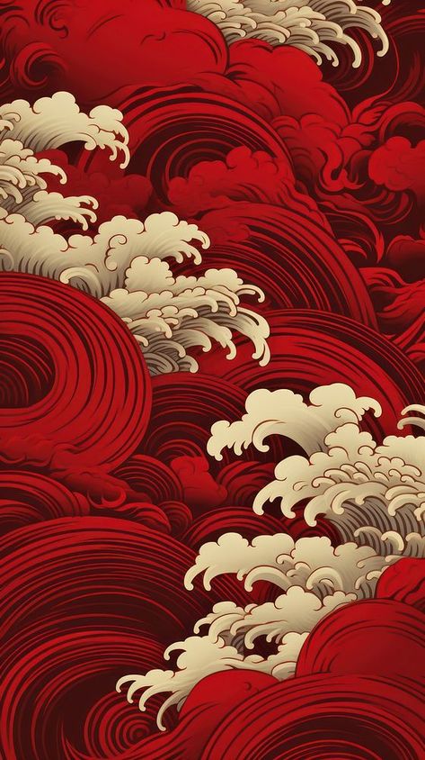 Chinese pattern backgrounds art red | premium image by rawpixel.com / Wit Red Aesthetic Chinese, Chinese Wallpaper Backgrounds, White Japanese Wallpaper, Red Japanese Wallpaper, Red Background Design, Red And White Background, Japanese Wallpaper Iphone, Art Mobile, Chinese Pattern