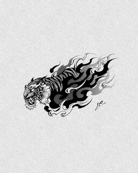 Small Japanese Tattoo, Wolf Tattoo Sleeve, Realistic Tattoo Sleeve, Tiger Tattoo Design, Dragon Tattoo For Women, Bull Tattoos, Men Tattoos Arm Sleeve, Flame Tattoos, Tattoo Signs