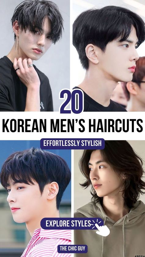 Top Korean Hairstyles for Men to Embrace Chic 2024 Trends K Drama Hairstyle Men, 2 Block Haircut Men Korean, Korean Hairstyles For Men, Block Haircut, Side Haircut, Two Block Haircut, Swept Back Hair, Korean Men Hairstyle, Korean Hairstyles