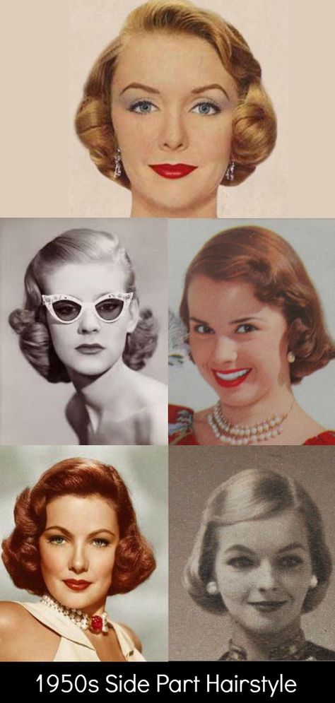 1950s Hairstyles Short, 1950’s Hairstyles, 1950 Hairstyles, Hairstyles 50s, 1950’s Hair, Cabelo Pin Up, Straight And Curly Hair, Older Women's Hairstyles, 1950s Hairstyles