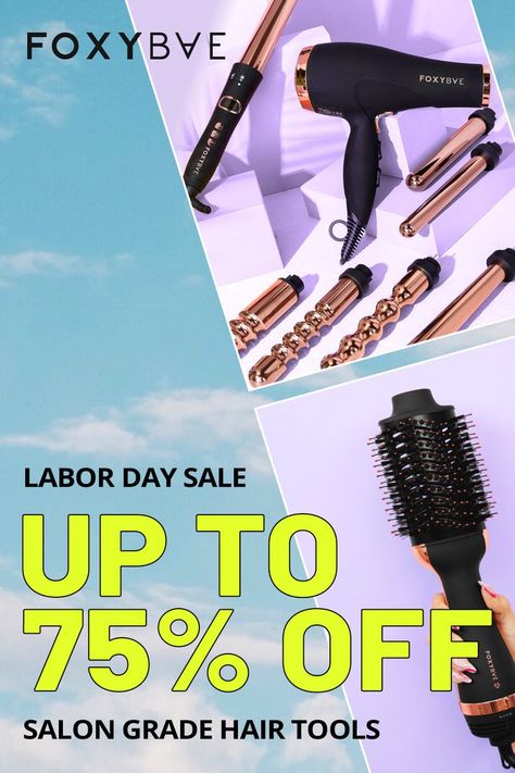 Blowout Brush, Selling Hair, Labor Day Sale, Curling Wand, Brush Hair, Blowout Sale, Wand Curls, End Of Summer, Flat Iron