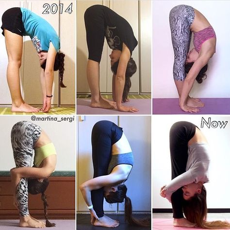 - YOGA DIGEST™ (@yoga_digest) en Instagram: "Very inspiring progress photos showing Uttanasana. (Forward Bending Pose) Photo: @martina_sergi" Bending Pose, Vinyasa Yoga Sequence, Yoga Progress, Asana Yoga, Relieve Gas, Cardio Yoga, Yoga Goals, Progress Photos, Yoga Inspo