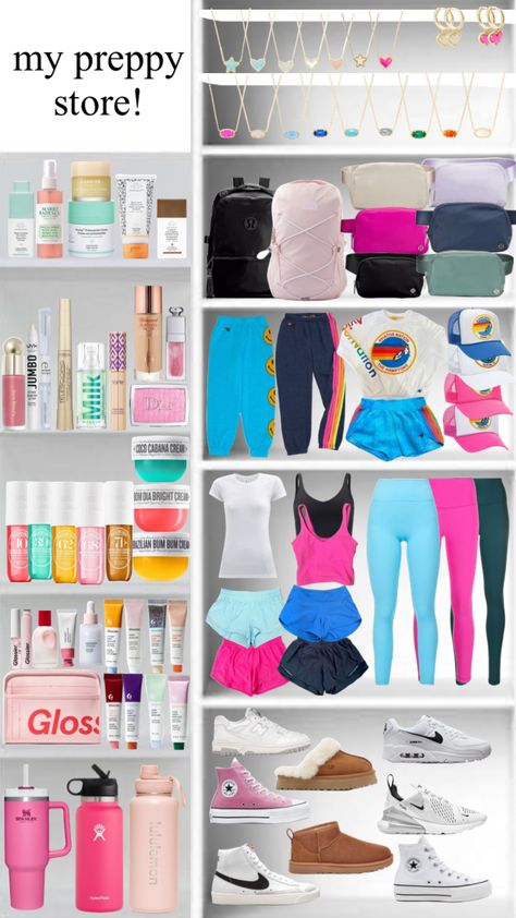 Preppy Stores, Lululemon Aesthetic, Preppy Birthday Gifts, Preppy Lululemon, Preppy Closet, Preppy Essentials, Lulu Outfits, Shuffles Preppy, Preppy Accessories