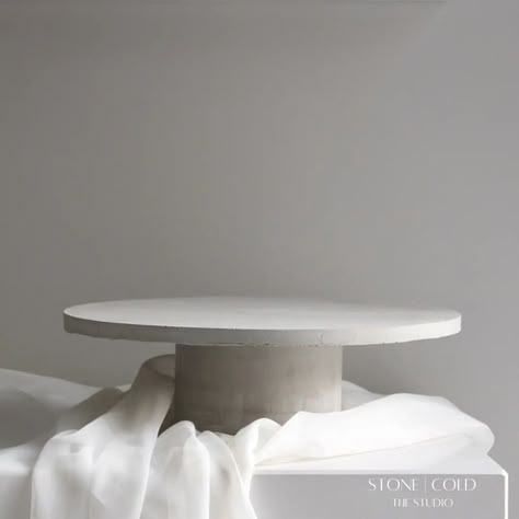 THE STONE | COLD STUDIO on Instagram: "THE CAKE STAND. For the love of Contemporary design - Our classic round Concrete Cake Stand is simple in its form yet adds an artistic stature to any table or space. Shop the collection at www.thestonecoldstudio.com or click the link in our Bio for more! - - - - #concrete #concretedesign #concretedecor #handmade #homestyling #homedecor #homeware #southafrica #uk #photography #aesthetic #studio #minimal #contemporaryart" Concrete Cake, Concrete Wedding, Engagement Inspo, Studio Kitchen, Concrete Design, Concrete Decor, Cake Stand, Contemporary Design, Contemporary Art