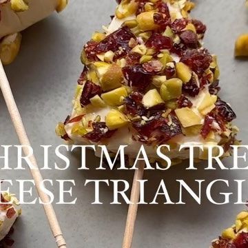 Cheese, Charcuterie, Fun Food Boards & MORE on Instagram: "•CHRISTMAS TREE CHEESE TRIANGLES• The CUTEST little🎄snack you ever did see! And GLUTEN FREE?? No problem, substitute the pretzel tree trunk with a toothpick! 🙌🏻🙌🏻 INGREDIENTS: Laughing Cow cheese triangles dried cranberries shelled pistachios pretzel sticks (optional) HOW TO: 1. Finely chop dried cranberries and pistachios. 2. Peel off cheese wrapper and insert pretzel or toothpick for the “trunk”. 3. Dip the cheese into the finely chopped cranberries and pistachios. 4. THAT’S IT! Quick, easy, and delish! 🚨STARTING TODAY ➡️ My friends @nakanoknives are giving an INCREDIBLE deal on their knives… 30% OFF with my discount code: SEECANDYCOOK! That’s a HUGE deal. Just in time for BLACK FRIDAY shopping! This is the BEST gift Cheese Tree Appetizer, Laughing Cow Cheese Christmas Trees, Laughing Cow Cheese Christmas Tree, Laughing Cow Christmas Tree, Laughing Cow Christmas Tree Appetizer, Cheese Trees, Shelled Pistachios, Christmas Tree Cheese, Cheese Tree