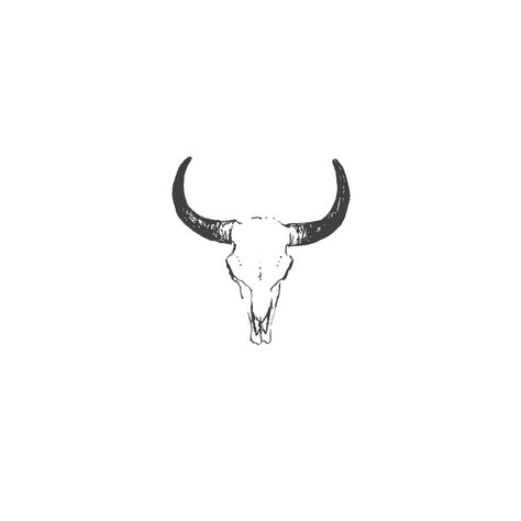 Bison Skull Tattoo Simple, Cow Skull Finger Tattoo, Bull Tattoo Simple, Taurus Tattoo Simple, Taurus Skull Tattoo, Bull Horn Tattoo, Buffalo Skull Tattoo, Bison Skull Tattoo, Bison Tattoo Ideas