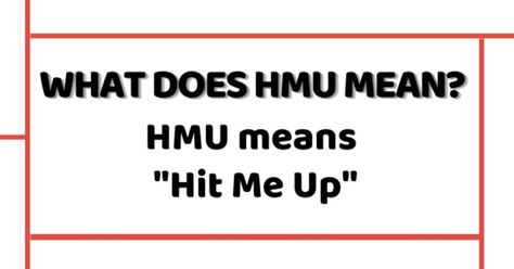 Users found it challenging to keep up as a flood of new acronyms appeared once TikTok became popular. The article will discuss "What HMU on TikTok signifies?" What Does HMU Mean in Social Media? The meaning of HMU is "Hit me Up" on social media. It is one of the abbreviations for online lingo that is most frequently used. It's a common social invitation request made online to let others know you're looking for something to do and to encourage them to get in touch with... Hmu Mean, Social Media Explained, Social Media Meme, Internet Dating, Conversation Starters, Latest Technology, The Meaning, Keep Up, Something To Do