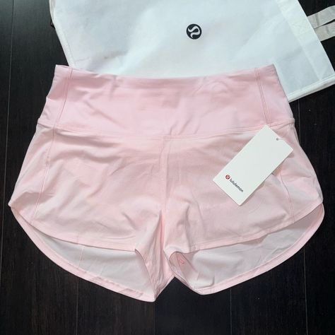 Brand New With Tags Lululemon Speed Up High Rise Shorts 2.5” Color Strawberry Milkshake Size 8 Sold Out Price Is Firm No Offers Accepted On This Item J900 Lululemon Clothes Aesthetic, Lululemon Pictures, Strawberry Milkshake Lululemon, Aesthetic Lululemon, Pink Lululemon Shorts, Lulu Lemon Shorts, Wishlist Ideas, Lulu Shorts, Lululemon Pink