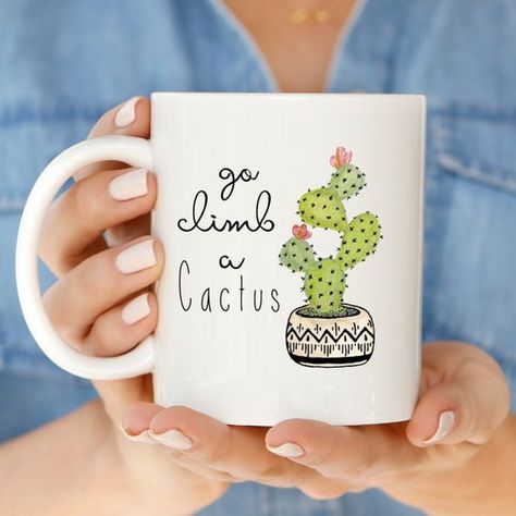 Masters Graduation Pictures, Cactus Funny, Cactus Decor, Free Hugs, Cute Coffee Mugs, Cute Coffee, Cute Cups, Funny Mug, Graduation Pictures