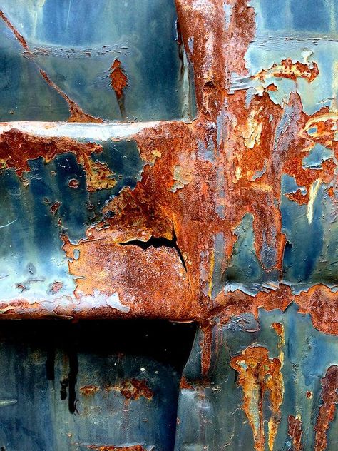 Rust Texture, Decay Art, Rust Art, Rust Paint, Rust Patina, Texture Inspiration, Peeling Paint, Hive Mind, Nature Artwork