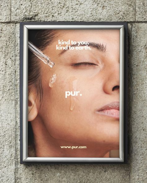 Final branding bits for Pur. My main goal for this branding was to speak volumes about the love Pur has for clean, natural skincare. From posters to social media templates, my choice of minimalistic branding is a reflection of Pur’s belief in the power of purity. This brief was so much fun - it really pushed me to stick to minimalism whilst keeping my vision of an organic vibe alive. Thank you! 💛 @briefhaus #BHpur #BriefHaus #skincare #vegan #skin #selfcare #graphicdesign #promotions ... Skincare Campaign Ideas, Skin Care Poster, Beauty Creative Ads, Beauty Campaign, Skincare Advertising, Beauty Ads Design, Skincare Social Media, Skincare Poster, Skincare Design