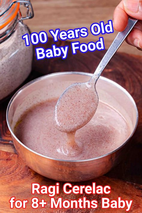 Ragi Porridge For Babies | Homemade Ragi Cerelac Powder Ragi Porridge, Body Scrub Homemade Recipes, Finger Millet, Easy Baby Food Recipes, Porridge Recipes, Healthy Baby Food, Sweet Dishes Recipes, Indian Cooking Recipes, Vegetarian Snacks Recipes