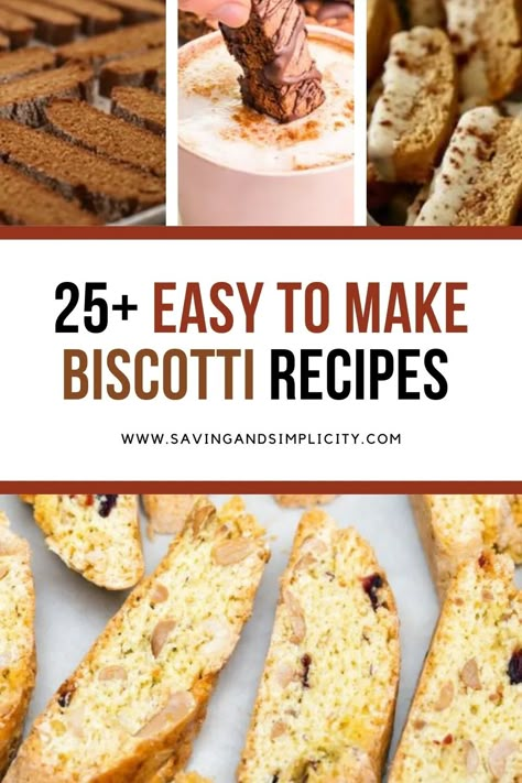 25+ easy to make biscotti cookie recipes. Including Italian biscotti recipe, chocolate biscotti, gluten free biscotti , vegan biscotti and more. Biscotti cookies are perfect to pair with coffee or tea. Great homemade holiday gifts, hostess gifts and a perfect snack. Perfect holiday dessert or Friendsgiving sweet treat. Gluten Free Gingerbread Biscotti, Vegan Biscotti Recipe Easy, Biscotti Gift Packaging, Mini Biscotti Recipe, Basic Biscotti Recipe, Biscotti Recipe Classic, Baileys Biscotti, Salted Caramel Biscotti Recipe, Biscotti Recipes Best