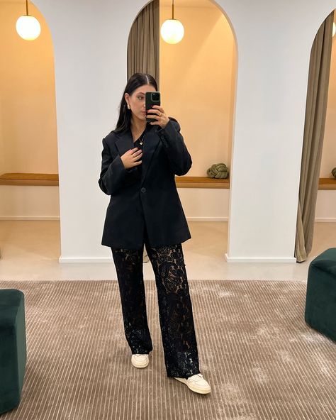 ESSENĆIA founder Naomi @__nsmilkovic wearing the Nida Lace Pants by @baumundpferdgarten paired with our basic one-shoulder ribbed tank by @remainbirgerchristensen and topped with an oversized blazer. We love showing our customers how to style our more fashion forward pieces ✨ Come visit us in store at 26 Angove Street | North Perth or shop online 24/7 at essenciaofficial.com.au #essenciaofficial #ootd #ootdfashion #ootdstyle #style #styleinspo #stylefashion #danishstyle #scandinaviansty... Danish Style, Lace Pants, Oversized Blazer, How To Show Love, Ribbed Tank, Ootd Fashion, How To Style, Perth, Fashion Forward