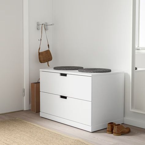 Nordli Ikea, Ikea Nordli, Storage Solutions Bedroom, Painted Drawers, White Interior Design, Dyi Projects, White Chests, Design Line, Ikea Family