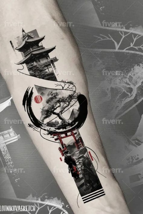 A captivating abstract graphic fine line tattoo design showcasing intricate details and unique artistic expression. Let's create a tattoo that embodies your individuality and love for abstract art! Ikigai Tattoo, Fine Line Tattoo Design, Line Tattoo Design, Fine Line Tattoo Designs, Line Tattoo Designs, Red Tattoo Ideas, Colour Tattoo For Women, Running Tattoo, Abstract Art Tattoo