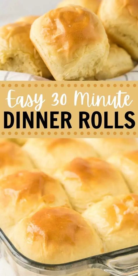 30 minute dinner rolls - how to make dinner rolls in 30 minutes Whipped Honey Butter, Buttery Dinner Rolls, Rolls From Scratch, Fluffy Dinner Rolls, Whipped Honey, Dinner Roll, Homemade Rolls, Easy Rolls, 30 Minute Dinners