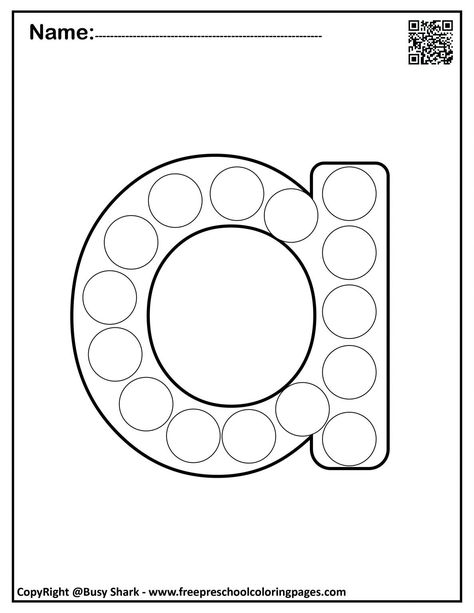 2 Letter A lower case do a dot marker preschool coloring pages free printable for kids alphabet ABC-01 Free Preschool Printables Alphabet, Dot Marker Printables, Free Printable Alphabet Worksheets, Letter A Coloring Pages, Dot Marker Activities, Dot Letters, Kids Alphabet, Dot Worksheets, Abc Coloring Pages