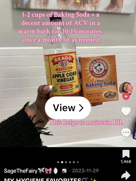 Lemon8 · Apple cider vinegar and baking soda detox bath · @Cierrahale.1993 Apple Cider Vinegar And Baking Soda, Apple Cider Vinegar Bath For Ph Balance, Acv Bath, Baking Soda Detox Bath, Apple Cider Vinger, Kitty Health, Vinegar Bath, Apple Cider Vinegar Bath, Apple Cider Detox