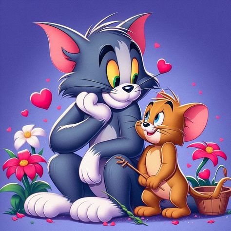 Tom And Jerry Photos, Tom And Jerry Funny, Desenho Tom E Jerry, Tom And Jerry Pictures, Tom And Jerry Wallpapers, Cartoons Dp, Beautiful Butterfly Pictures, Disney Toms, Tom And Jerry Cartoon