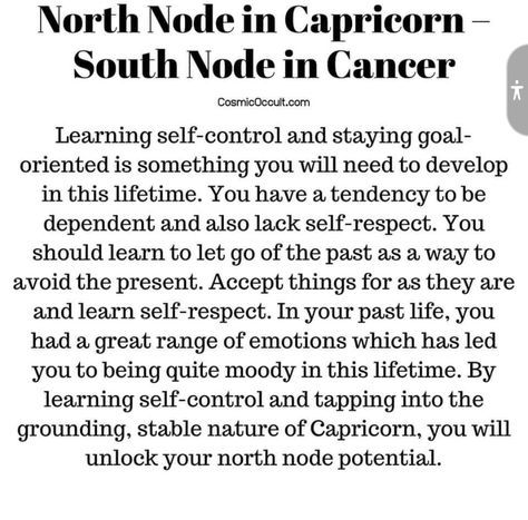 South Node Capricorn, Capricorn North Node Mission, Past Life Astrology, Astrology Stars, Learning To Let Go, Self Control, Self Respect, Birth Chart, Moon Child