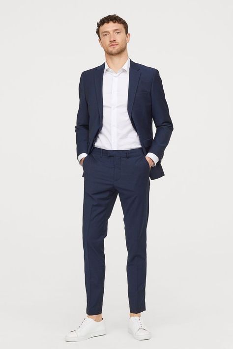 Pose Pengantin, Suits And Sneakers, Slim Fit Suit Pants, Blazer Outfits Men, Mens Fashion Blazer, Men Stylish Dress, Slim Fit Suits, Suit Trousers, Cool Outfits For Men